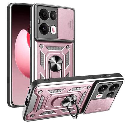 Deksel til Oppo Reno13 Pro, Techsuit, CamShield, Rosa