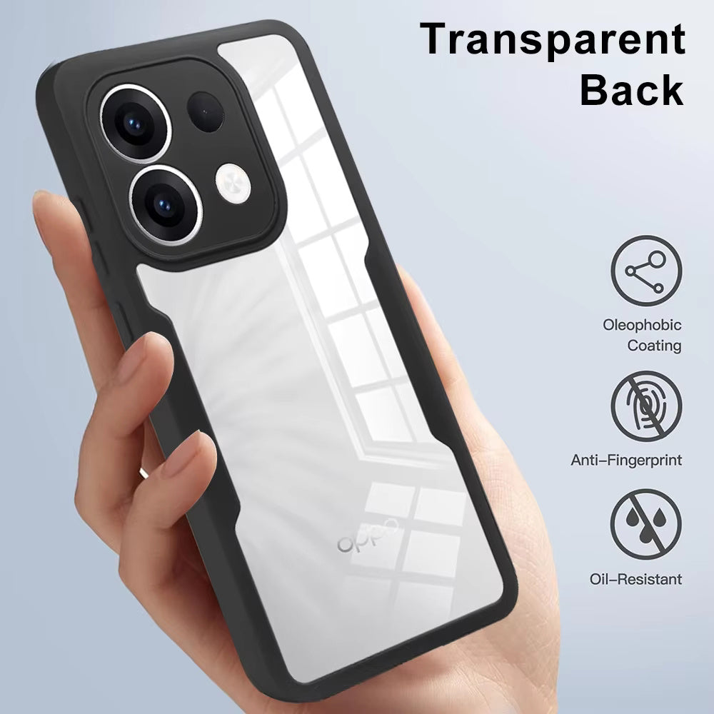 Deksel for Oppo Reno13 Pro, Techsuit, ColorVerse 360, Svart