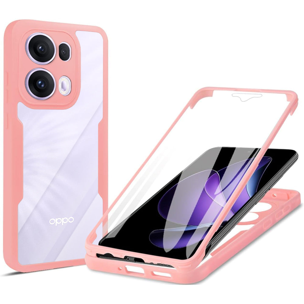 Deksel til Oppo Reno13 Pro, Techsuit, ColorVerse 360, Rosa