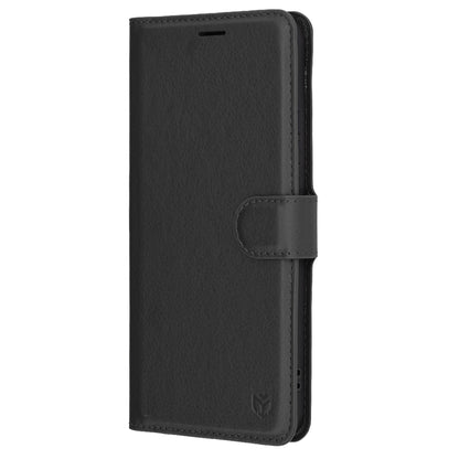 Deksel for Oppo Reno13 Pro, Techsuit, Leather Folio, Svart