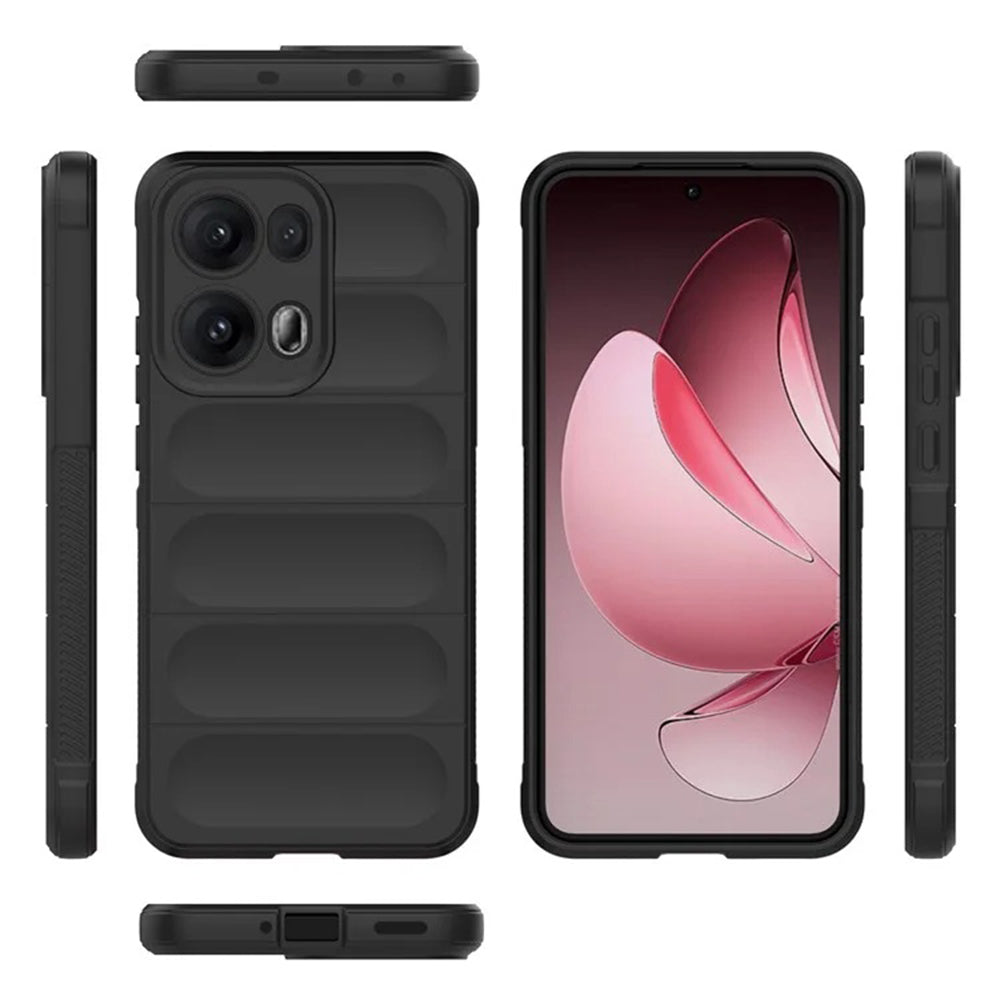 Deksel for Oppo Reno13 Pro, Techsuit, Magic Shield, Svart