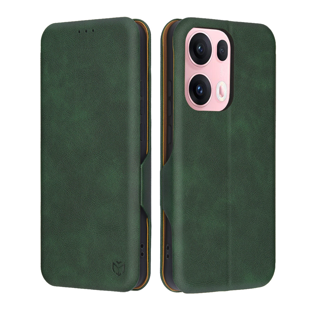 Deksel til Oppo Reno13 Pro, Techsuit, Safe Wallet Plus, Grønn