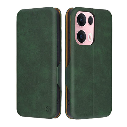 Deksel til Oppo Reno13 Pro, Techsuit, Safe Wallet Plus, Grønn