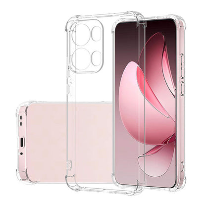 Deksel for Oppo Reno13 Pro, Techsuit, støtsikker klar, transparent