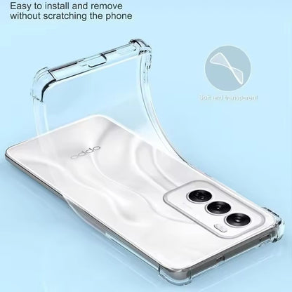 Deksel for Oppo Reno13 Pro, Techsuit, støtsikker klar, transparent