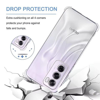 Deksel for Oppo Reno13 Pro, Techsuit, støtsikker klar, transparent