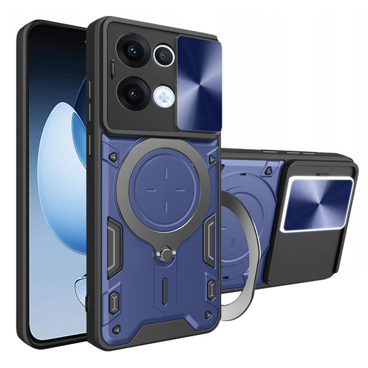 Deksel til Oppo Reno13, Techsuit, CamGuard Pro, Blå