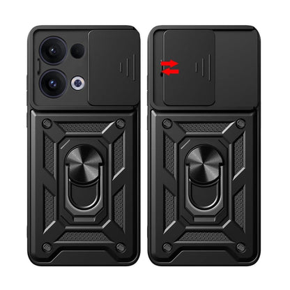 Deksel til Oppo Reno13, Techsuit, CamShield, Svart