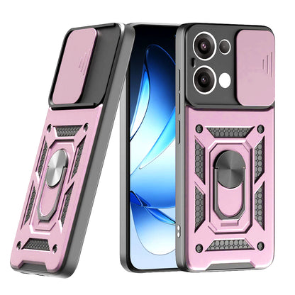 Deksel til Oppo Reno13, Techsuit, CamShield, Rosa