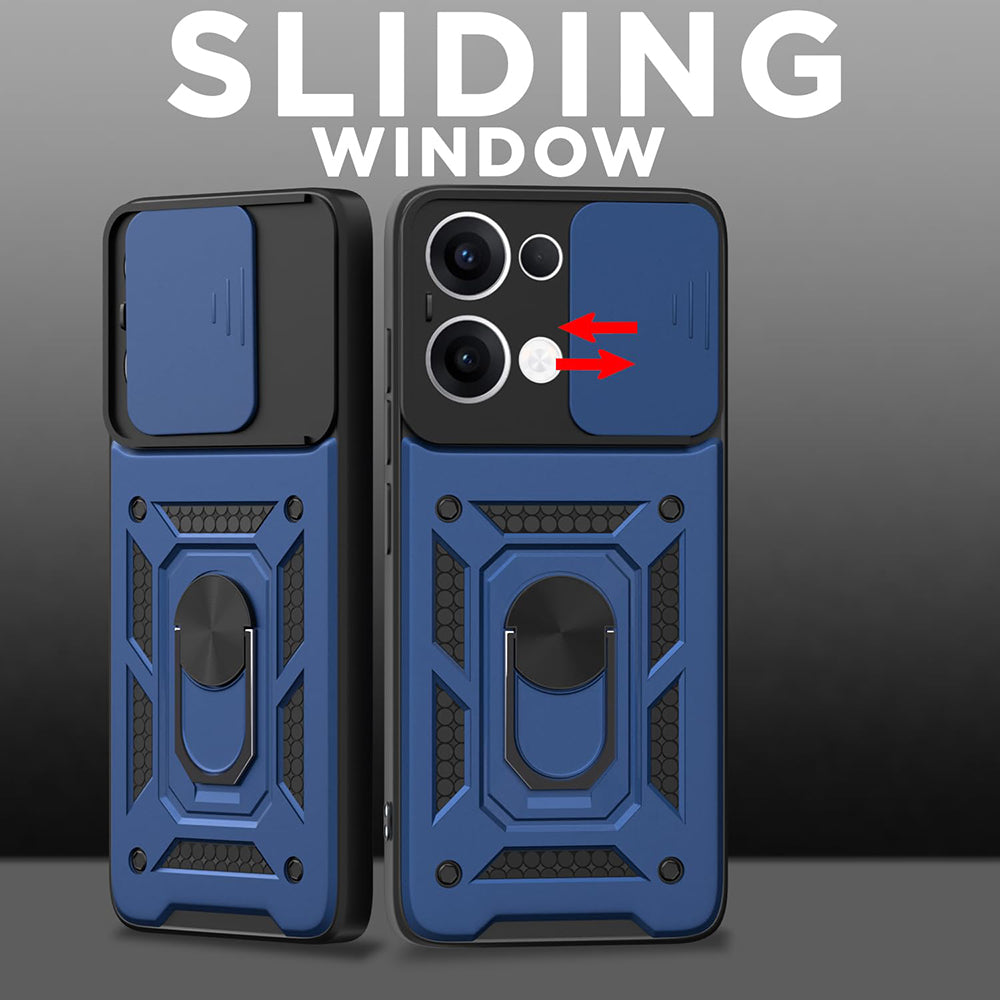 Deksel til Oppo Reno13, Techsuit, CamShield, Rosa