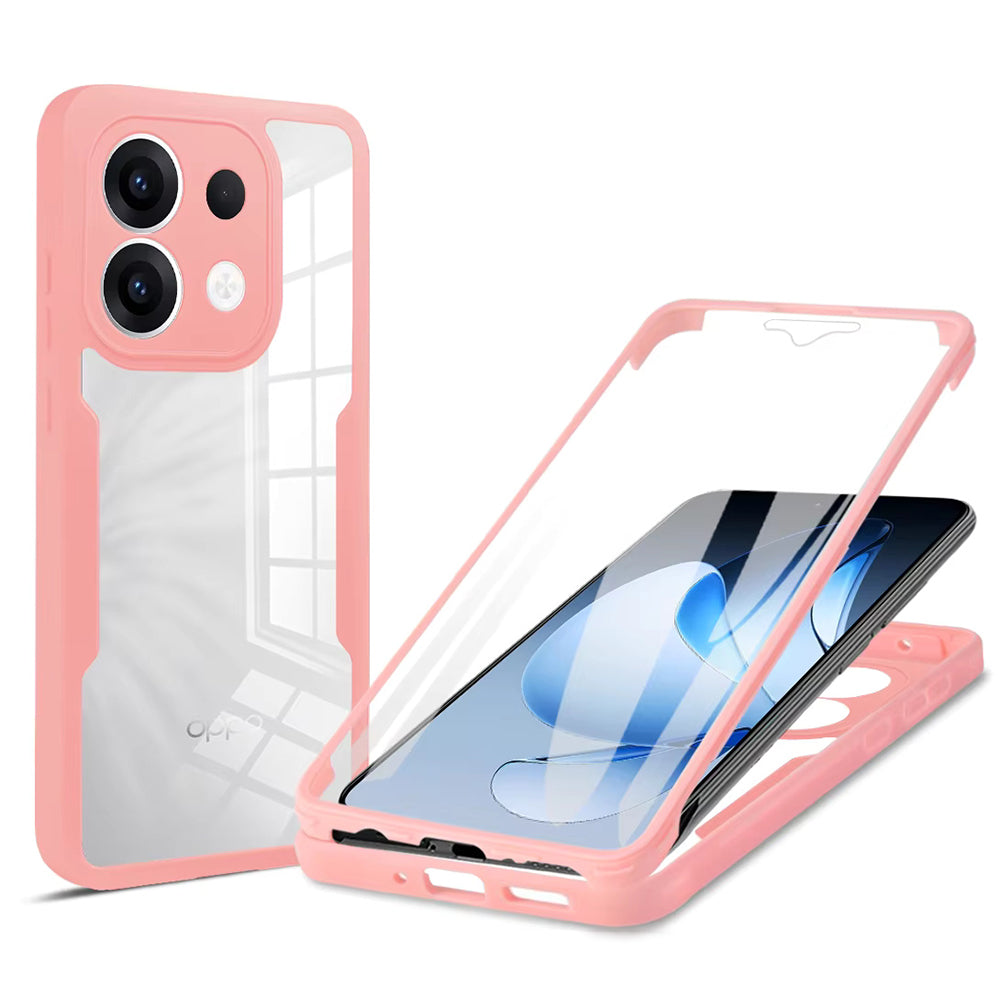 Deksel til Oppo Reno13, Techsuit, ColorVerse 360, Rosa