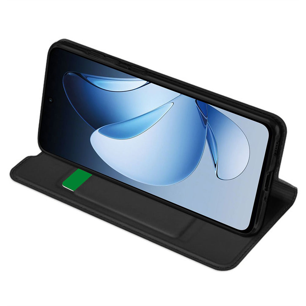 Deksel til Oppo Reno13, Techsuit, Magskin Book, Svart