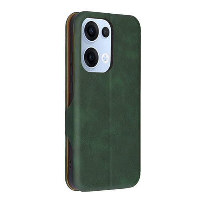 Deksel til Oppo Reno13, Techsuit, Safe Wallet Plus, Grønn