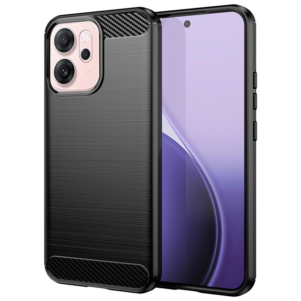 Deksel til Oppo Reno14 F, Techsuit, Karbon, Svart