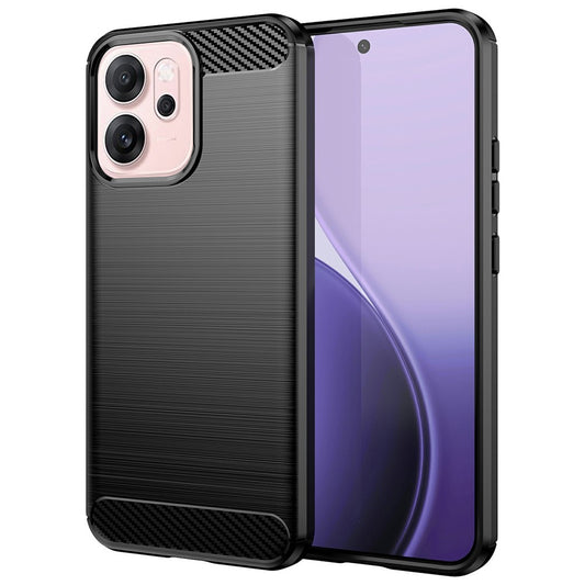 Deksel til Oppo Reno14 F, Techsuit, Karbon, Svart