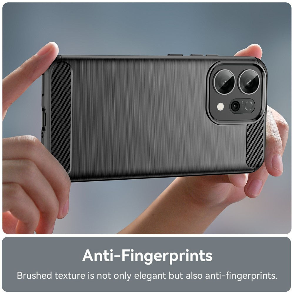 Deksel til Oppo Reno14 F, Techsuit, Karbon, Svart