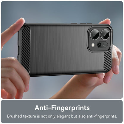 Deksel til Oppo Reno14 F, Techsuit, Karbon, Svart