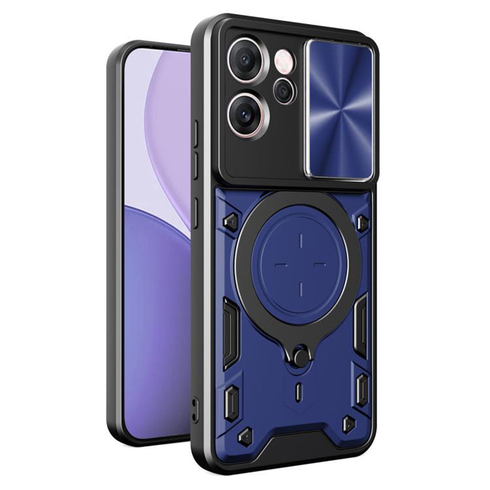 Deksel for Oppo Reno14 FS 5G / Reno14 F, Techsuit, CamGuard Pro, Blå