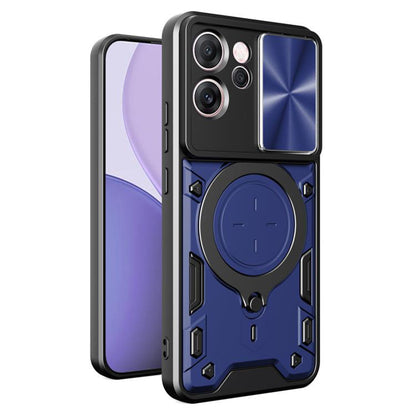 Deksel for Oppo Reno14 FS 5G / Reno14 F, Techsuit, CamGuard Pro, Blå