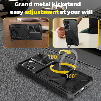 Deksel for Oppo Reno14 FS 5G / Reno14 F, Techsuit, CamGuard Pro, Blå