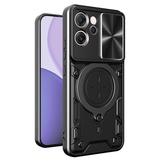 Deksel for Oppo Reno14 FS 5G / Reno14 F, Techsuit, CamGuard Pro, svart