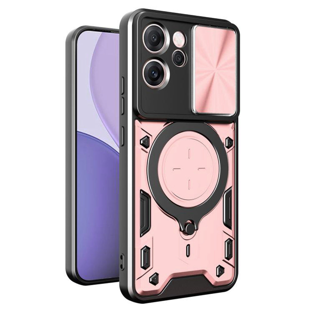 Deksel til Oppo Reno14 FS 5G / Reno14 F, Techsuit, CamGuard Pro, Rosa