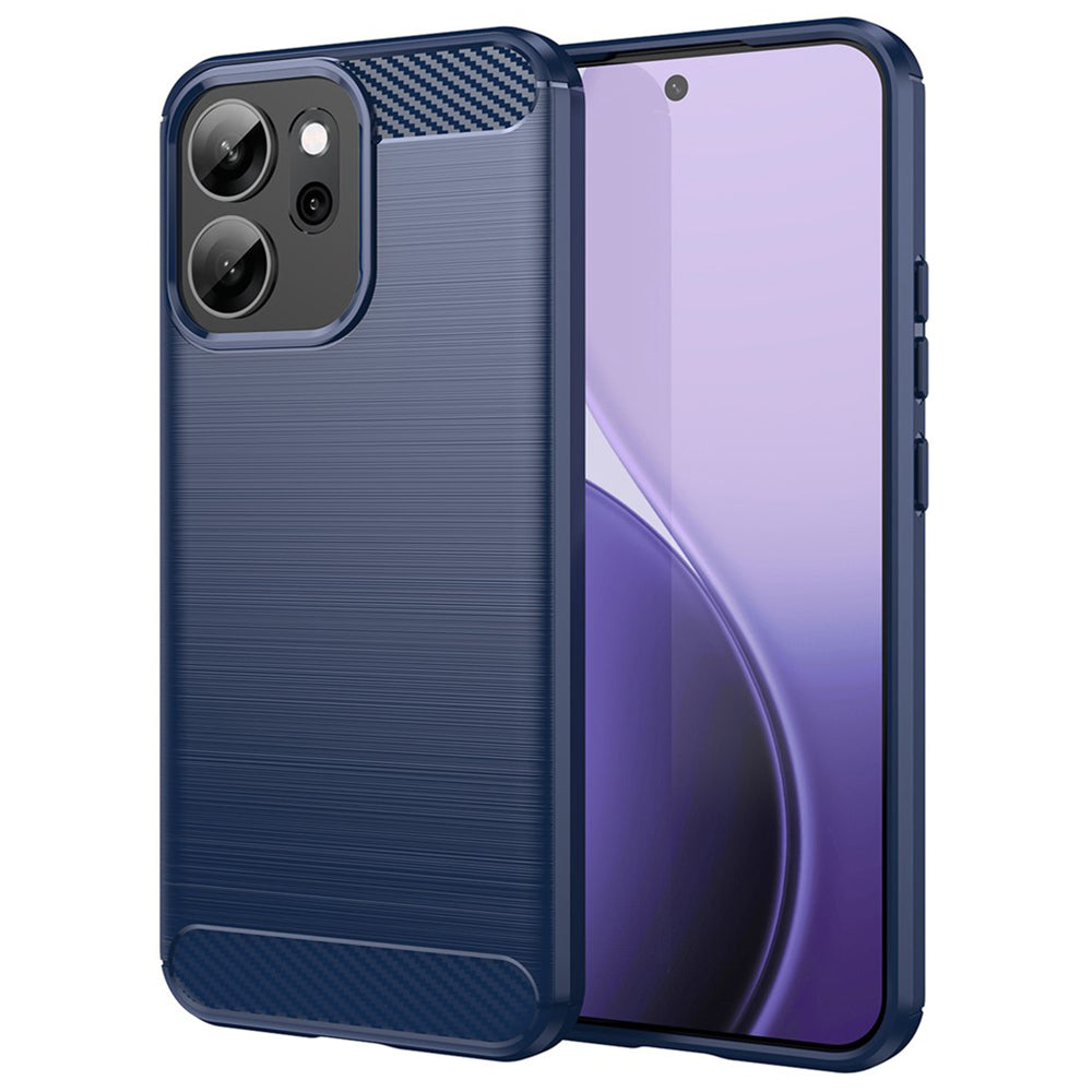Deksel til Oppo Reno14 FS 5G / Reno14 F, Techsuit, Karbon, Blå