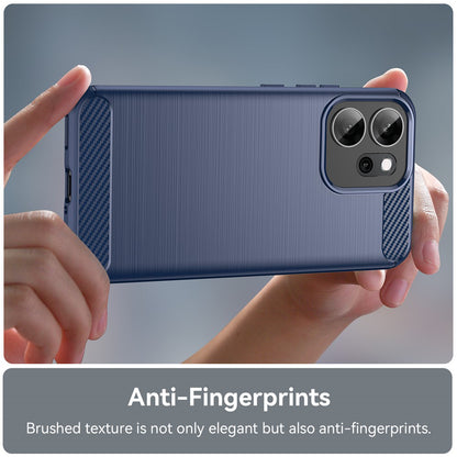 Deksel til Oppo Reno14 FS 5G / Reno14 F, Techsuit, Karbon, Blå