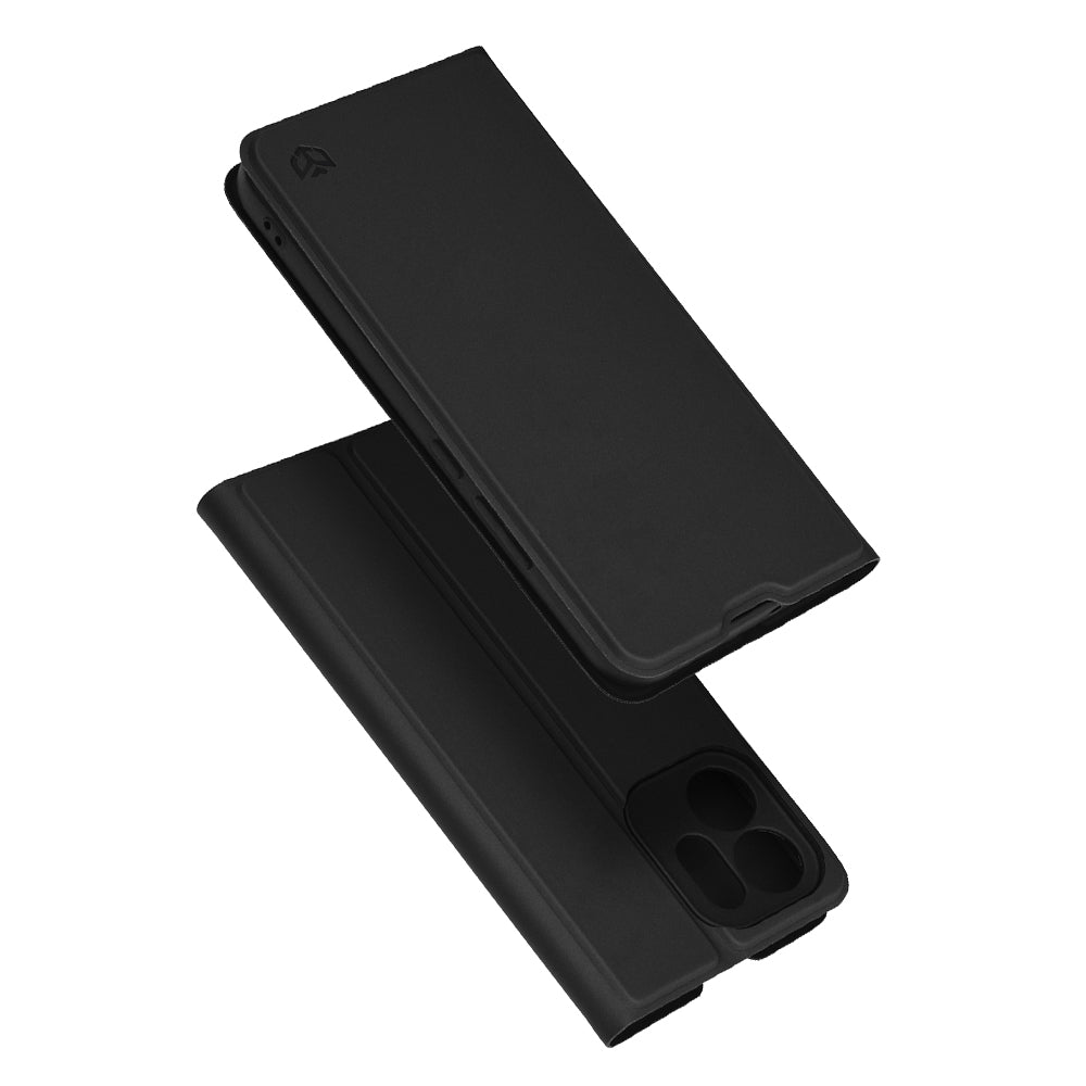 Deksel for Oppo Reno14 FS 5G / Reno14 F, Techsuit, Magskin Book, Svart