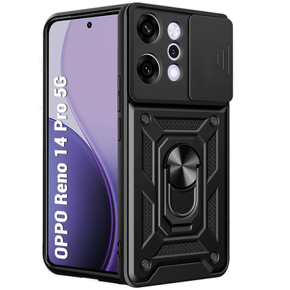 Deksel for Oppo Reno14 Pro, Techsuit, CamShield, Svart