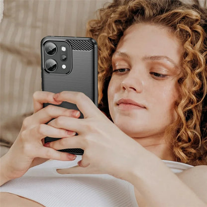 Deksel til Oppo Reno14 Pro, Techsuit, Karbon, Svart
