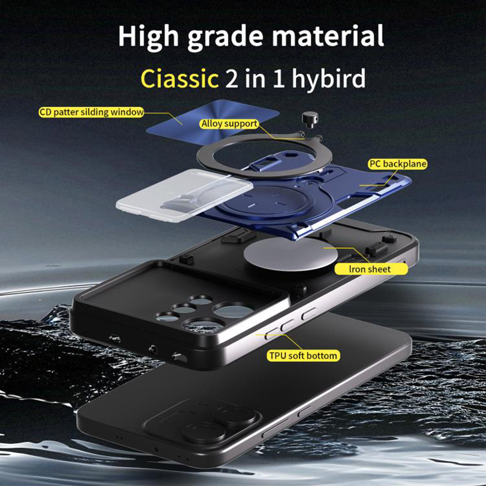 Deksel for Oppo Reno14, Techsuit, CamGuard Pro, Svart