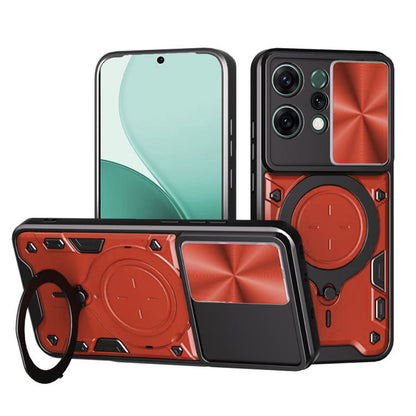 Deksel for Oppo Reno14, Techsuit, CamGuard Pro, Rød