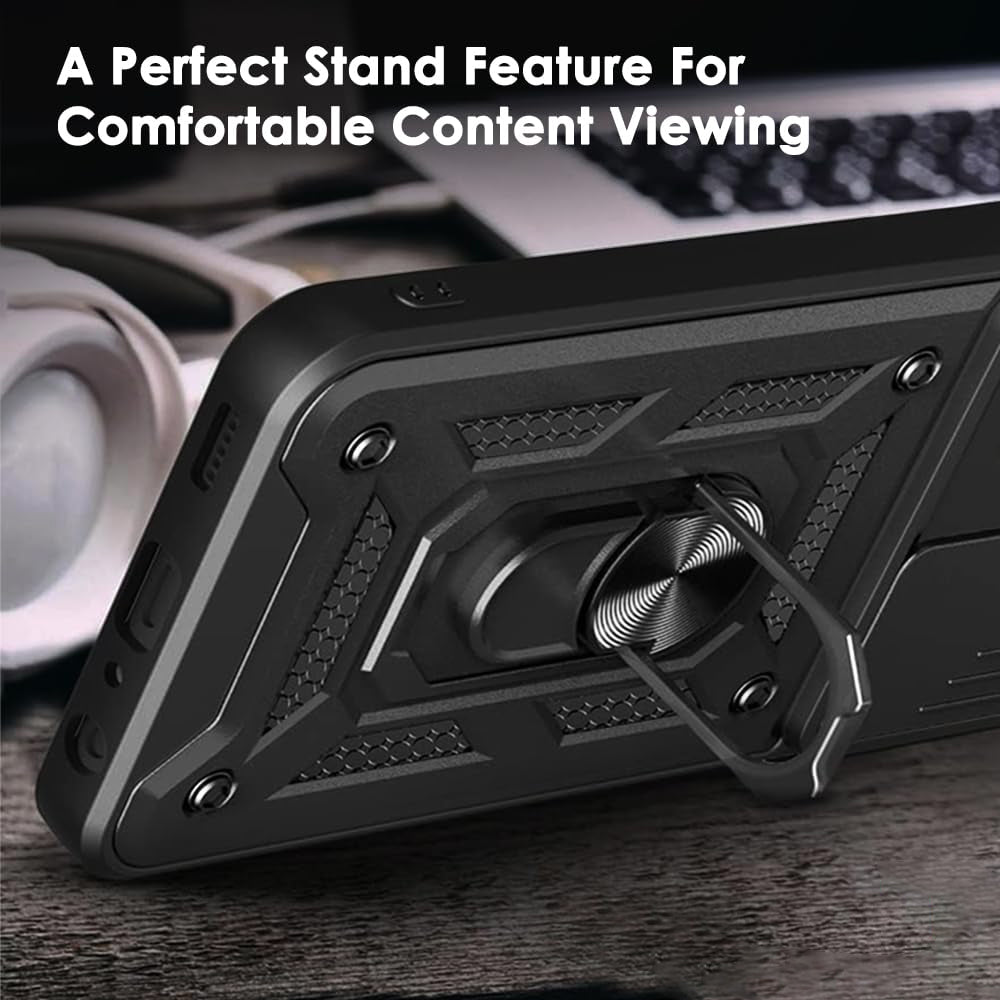 Deksel til Oppo Reno14, Techsuit, CamShield, Svart
