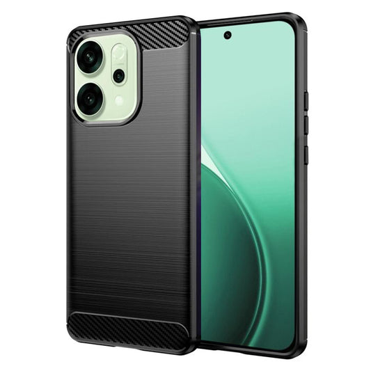 Deksel til Oppo Reno14, Techsuit, Karbon, Svart