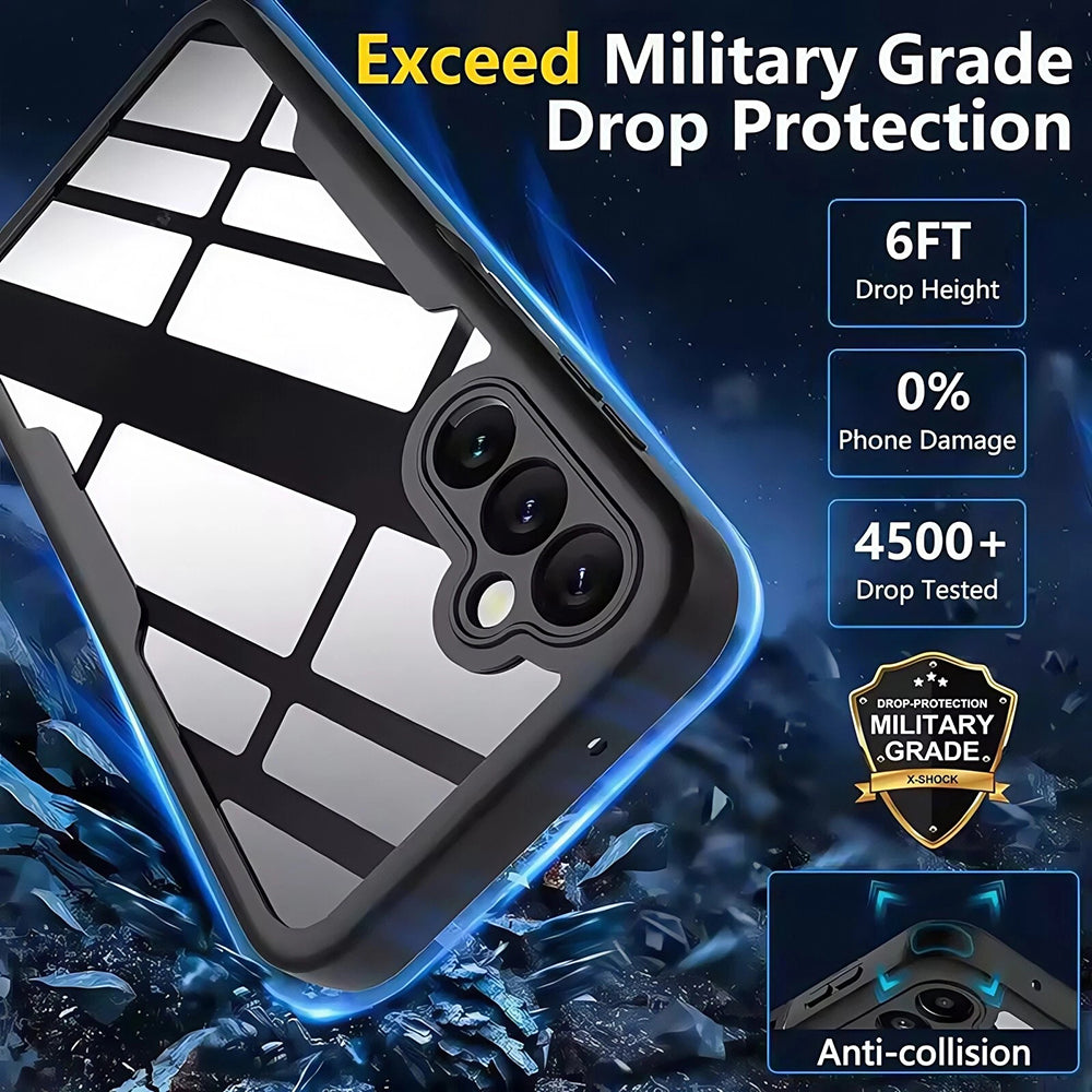 Deksel for Oppo Reno14, Techsuit, ColorVerse 360, Svart