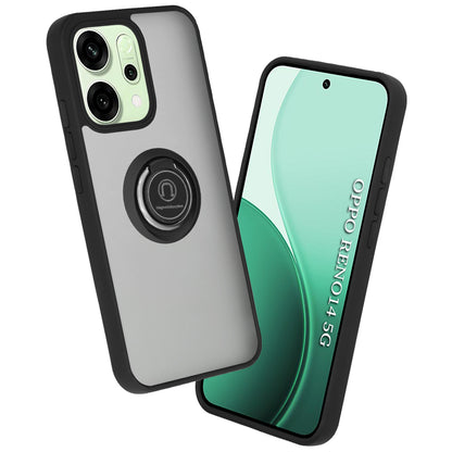 Deksel for Oppo Reno14, Techsuit, Glinth, Svart