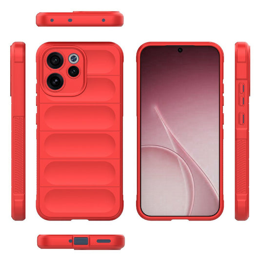 Deksel for Oppo Reno15 FS / Reno15 F, Techsuit, Magic Shield, Rød
