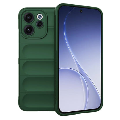 Deksel for Oppo Reno15 FS / Reno15 F, Techsuit, Magic Shield, Grønn