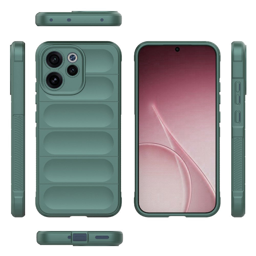 Deksel for Oppo Reno15 FS / Reno15 F, Techsuit, Magic Shield, Grønn