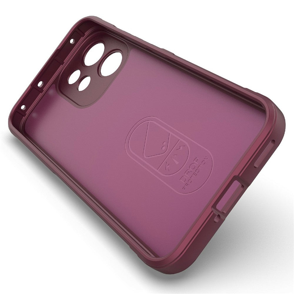 Deksel for Oppo Reno15 FS / Reno15 F, Techsuit, Magic Shield, Burgunder