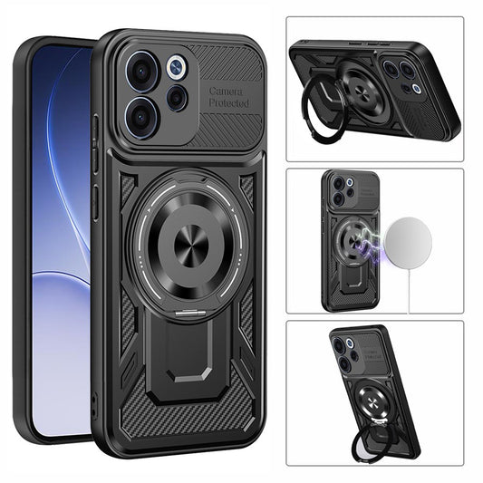 Deksel for Oppo Reno15 FS / Reno15 F, Techsuit, RuggedCam, Grå