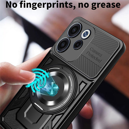 Deksel for Oppo Reno15 FS / Reno15 F, Techsuit, RuggedCam, Grå