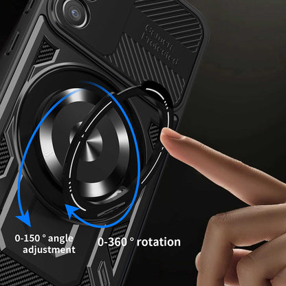 Deksel for Oppo Reno15 FS / Reno15 F, Techsuit, RuggedCam, Svart