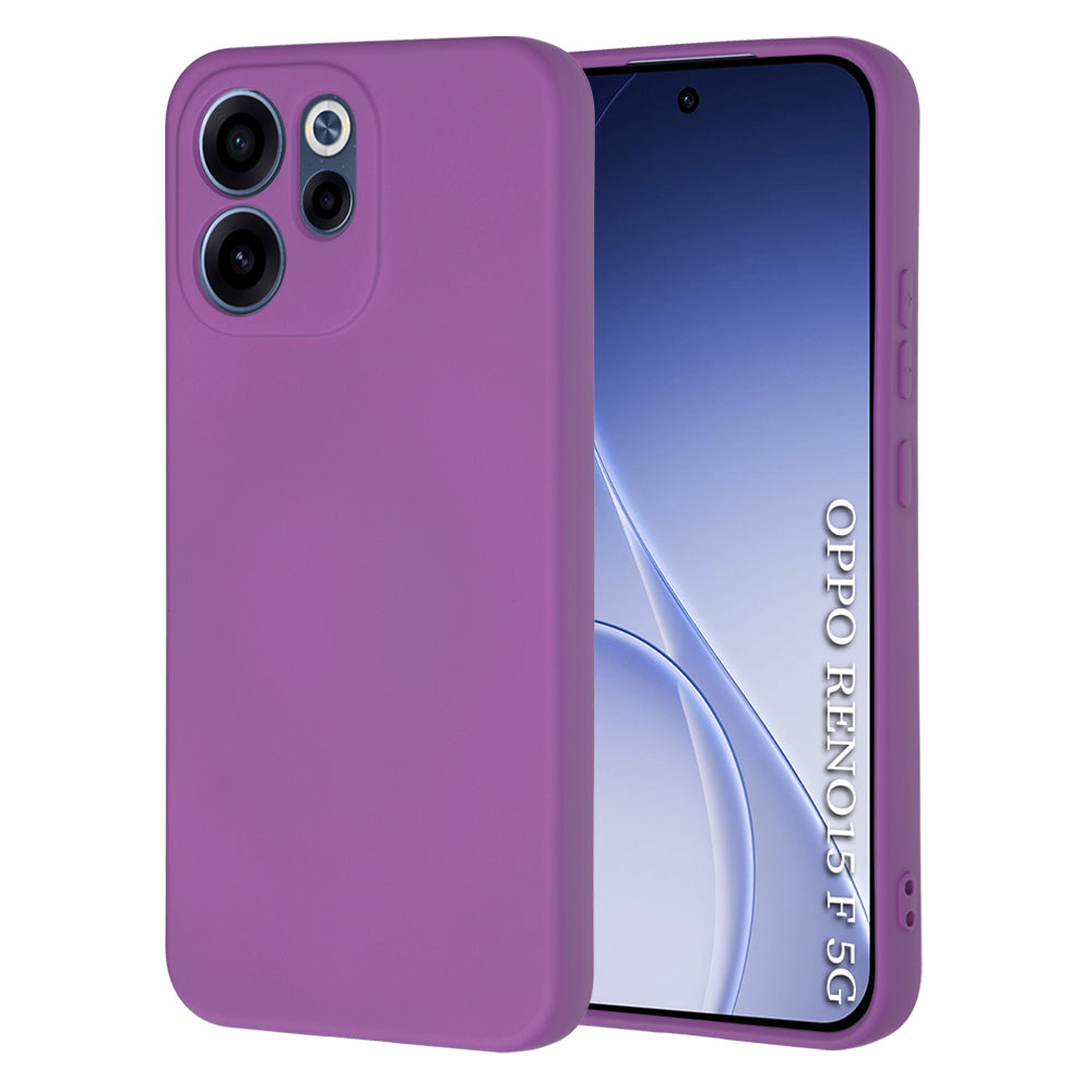 Deksel til Oppo Reno15 FS / Reno15 F, Techsuit, SoftFlex, Lilla