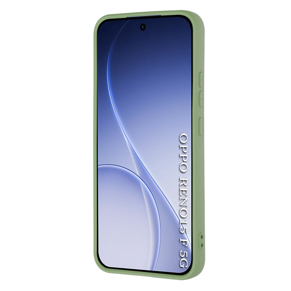 Deksel til Oppo Reno15 FS / Reno15 F, Techsuit, SoftFlex, Lys grønn