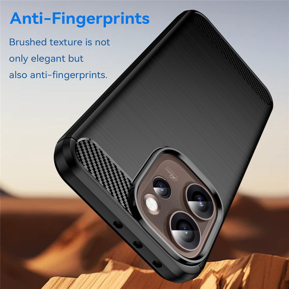 Deksel for Oppo Reno15 Pro Max, Techsuit, Karbon, Svart