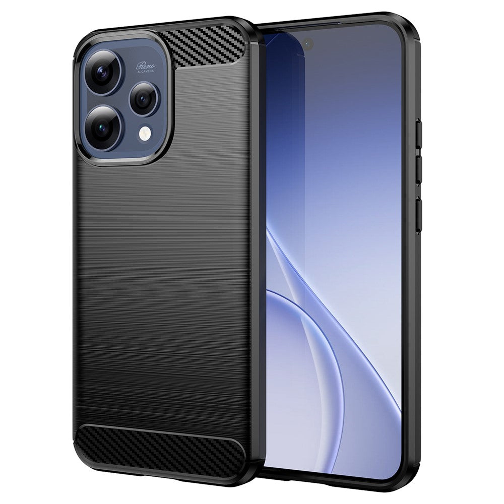 Deksel for Oppo Reno15, Techsuit, Karbon, Svart