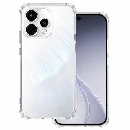Deksel for Oppo Reno15, Techsuit, Shockproof Clear, Gjennomsiktig