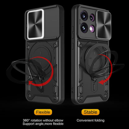 Deksel til Oppo Reno16 F / Reno16 FS, Techsuit, CamGuard Pro, Blå